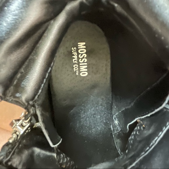 Mossimo Faux Leather Platform Wedge Sneakers Boots (9.5) - Picture 10 of 10